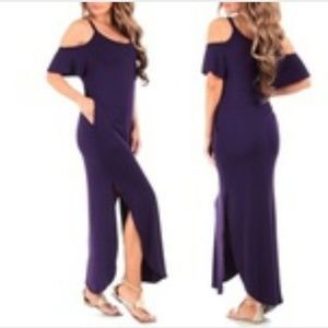 Cold Shoulder Summer Maxi Rags & Couture L